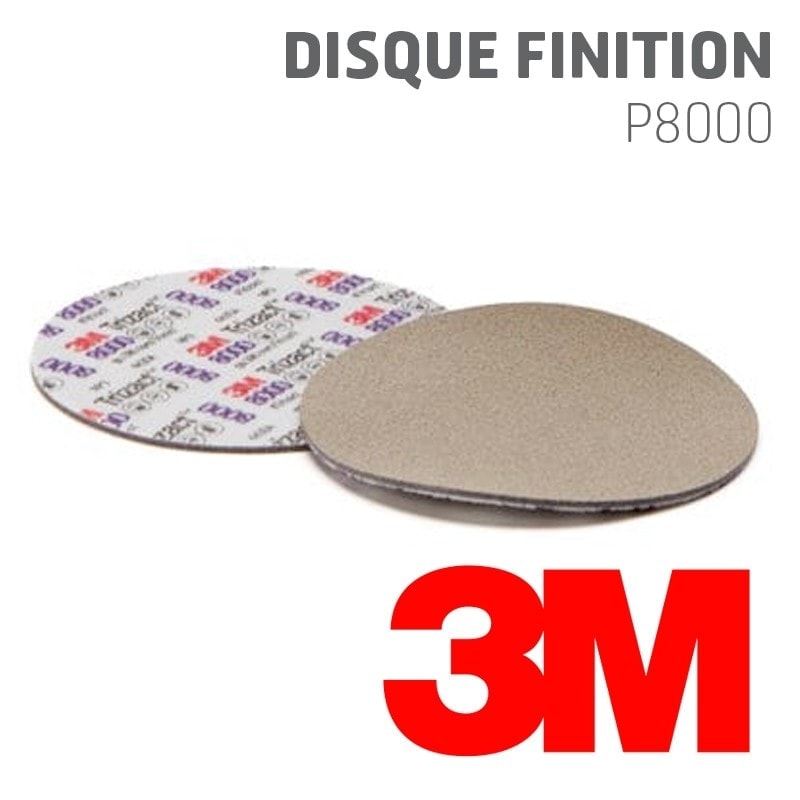 Disque abrasif 3M Trizact 75mm du P3000 au P8000 en boîte