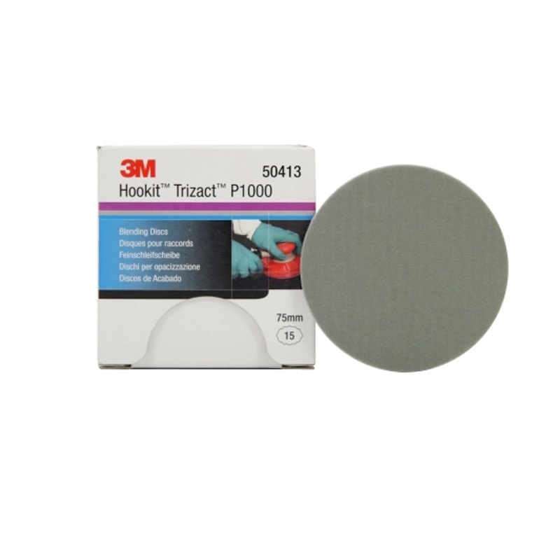 Disque abrasif 3M Trizact 75mm du P3000 au P8000 en boîte